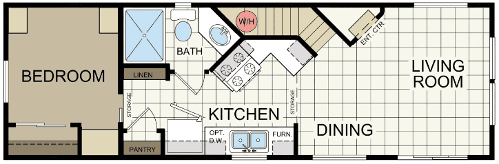 Aps-509 floor plan home features