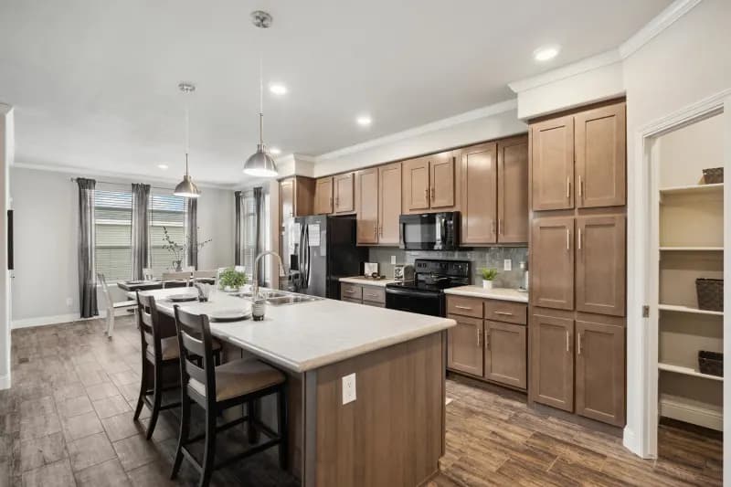 Birch kitchen home features