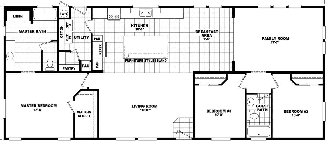 Mountain ridge 28643b floor plan home features