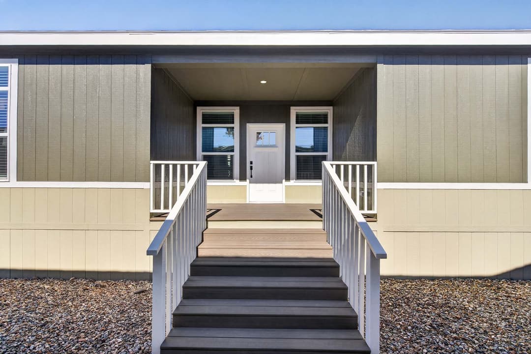 Hacienda elevation and exterior home features