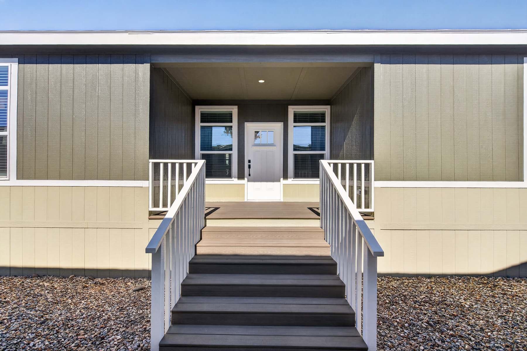 Hacienda elevation and exterior home features