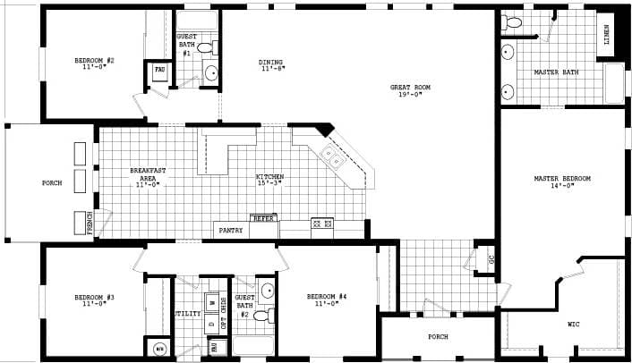 Mountain ridge 40704a floor plan home features