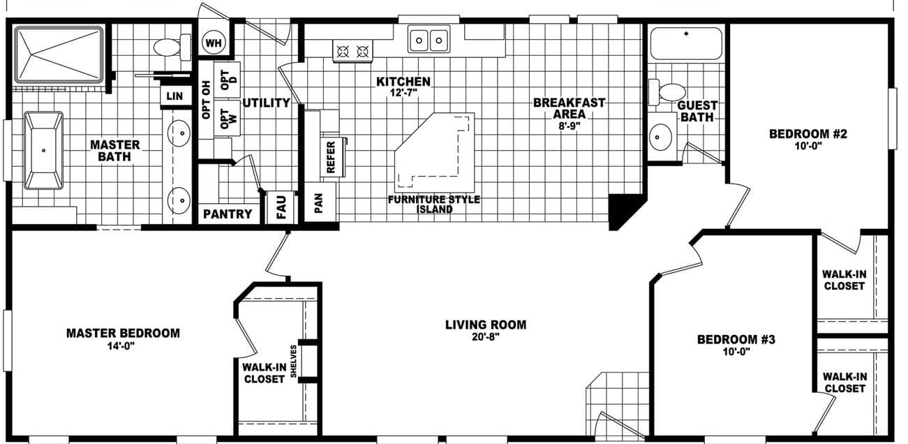 Desert ridge 28563a floor plan home features