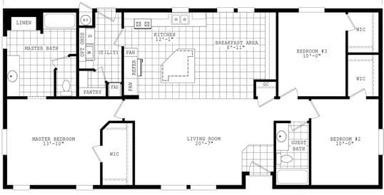 Santa fe ii 28563b floor plan home features