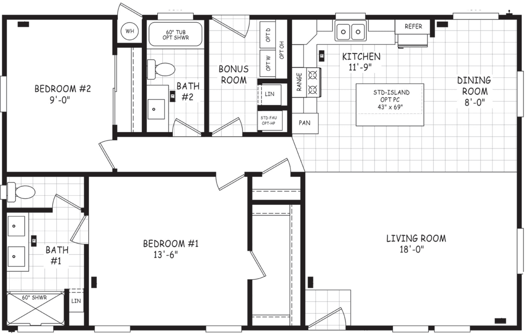 Edge 28442a floor plan home features