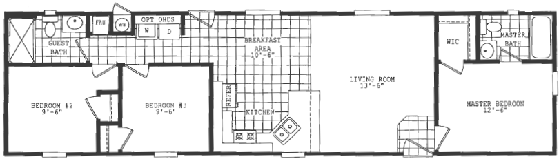 Cavco durango liberty floor plan home features