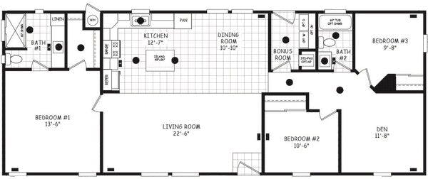 Edge 24603b floor plan home features