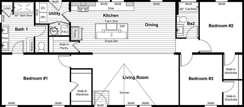 Coltrane floor plan home features