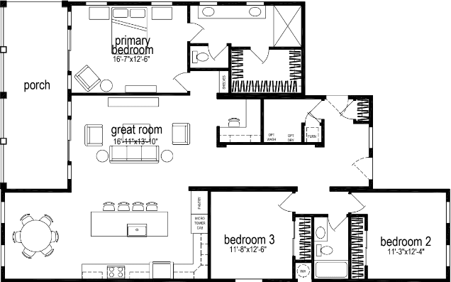 9952 floor plan home features