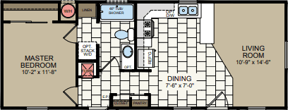 Sunrise sr1640 floor plan home features