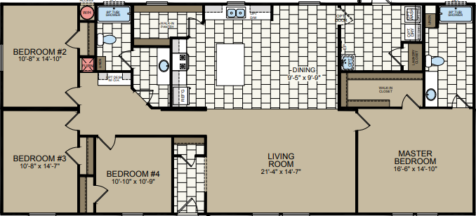 Sunrise sr3268 floor plan home features