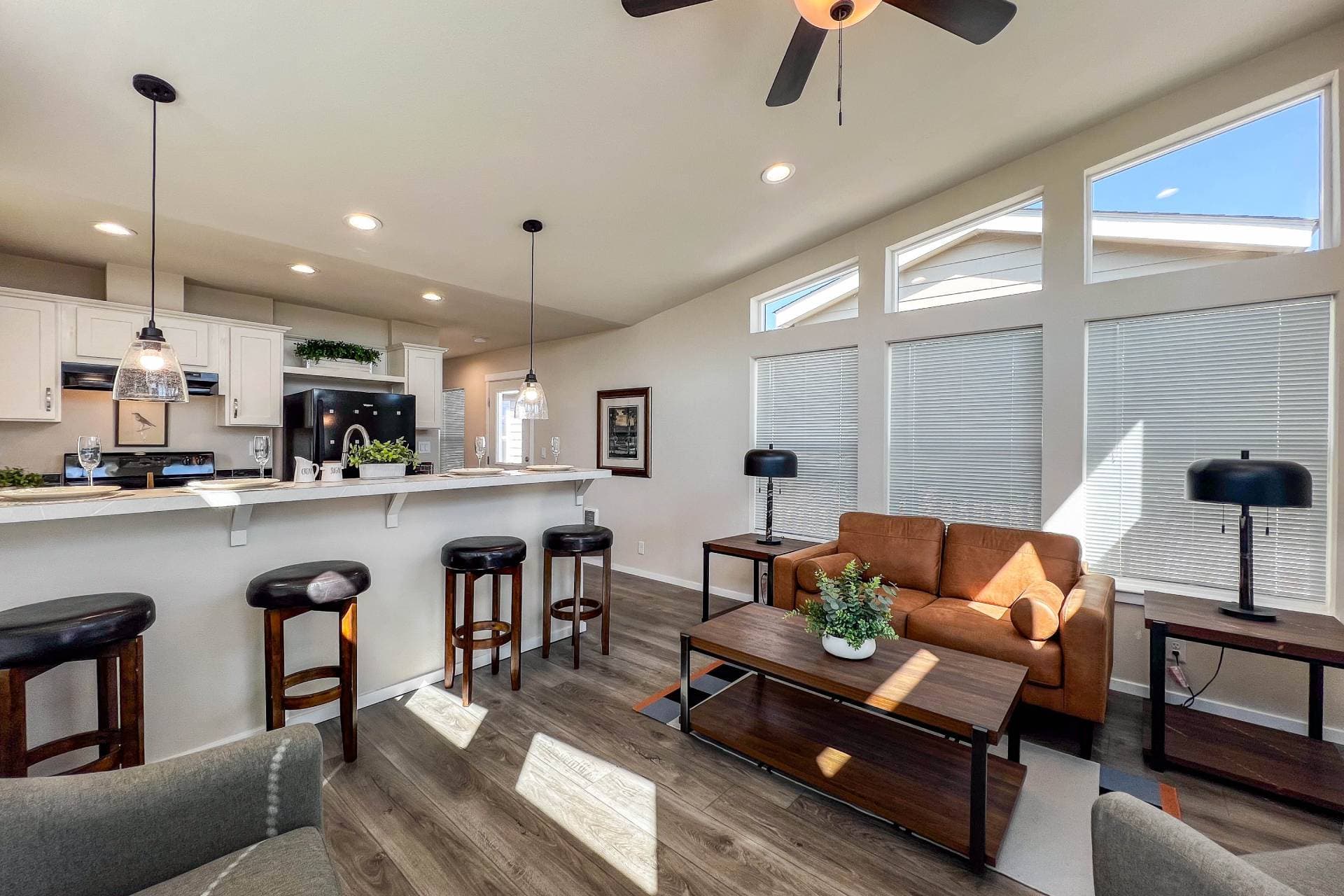 The cabana interior home features