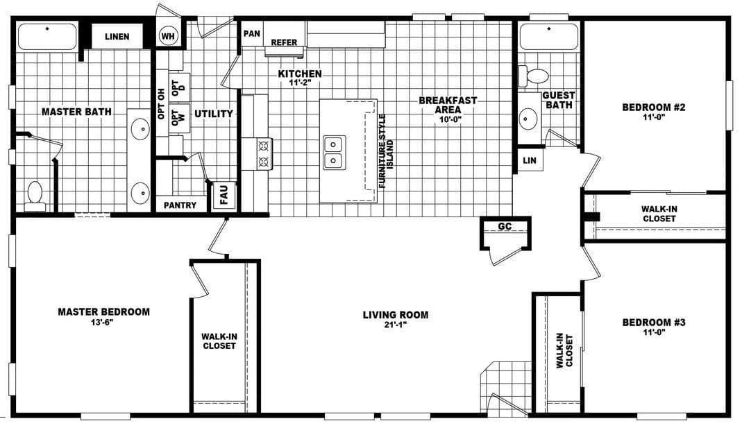 Mountain ridge 32563b floor plan home features