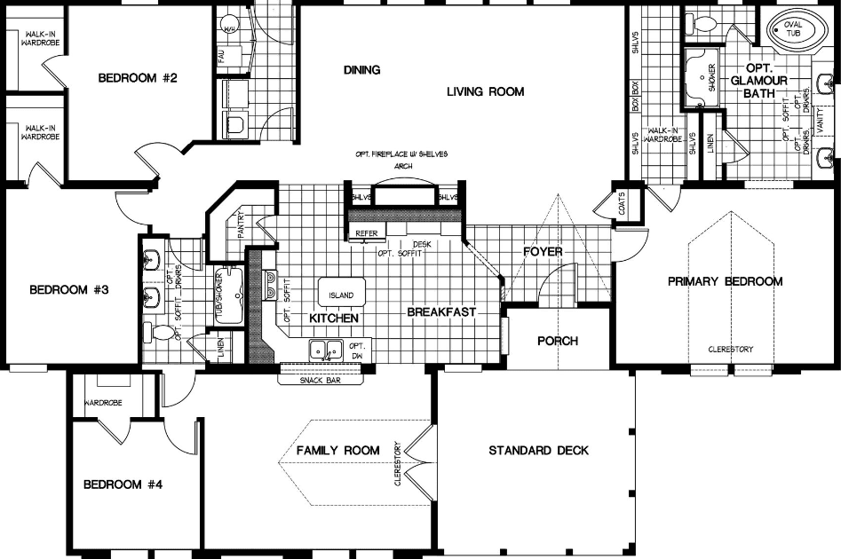 K4568a floor plan home features