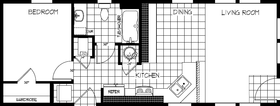 K1640a floor plan home features