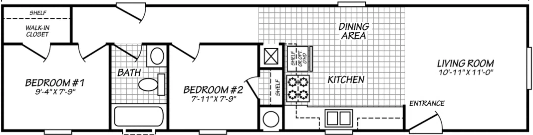 Canyon lake 12482l floor plan home features