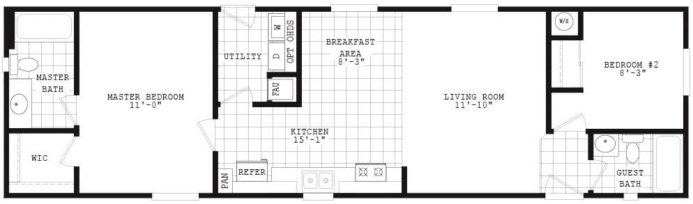 Limited series floor plan home features