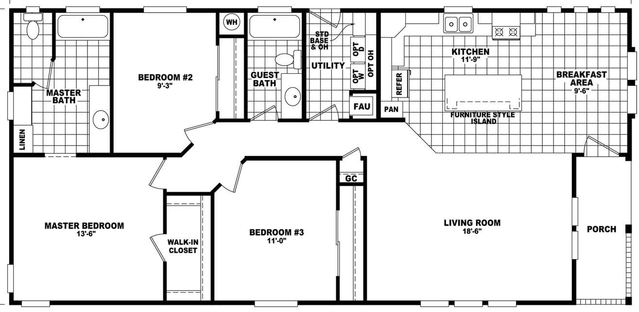 Westin porch 28563a floor plan home features