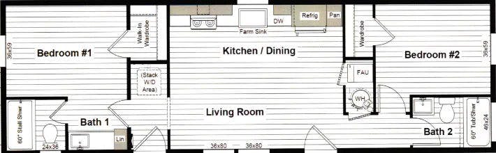 Harmony hero and floor plan home features