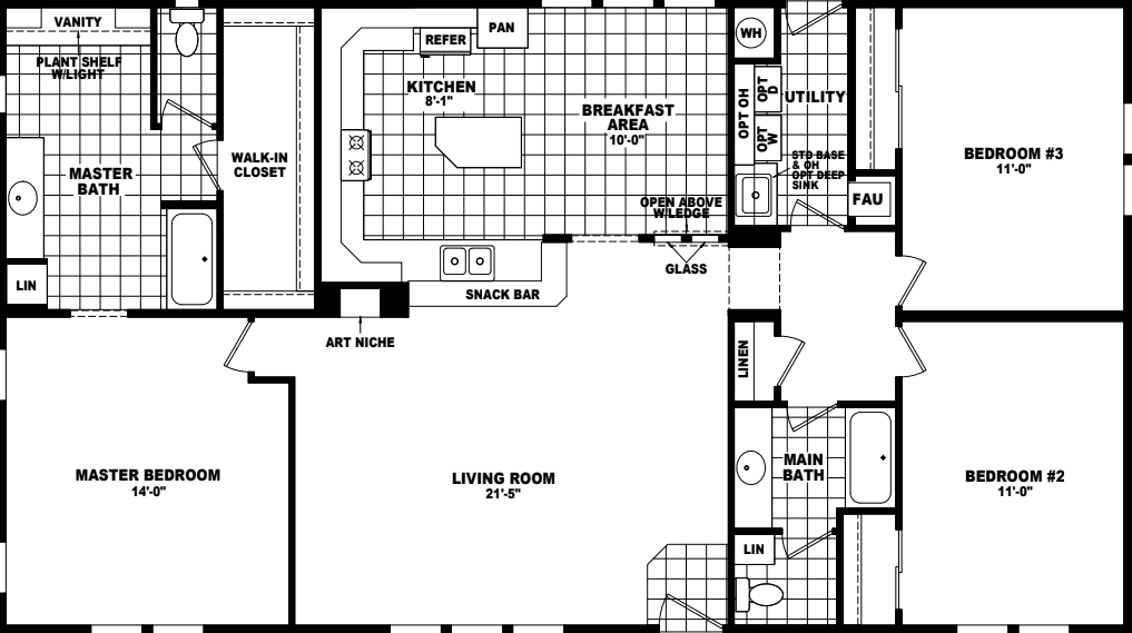 Hd3256a floor plan home features