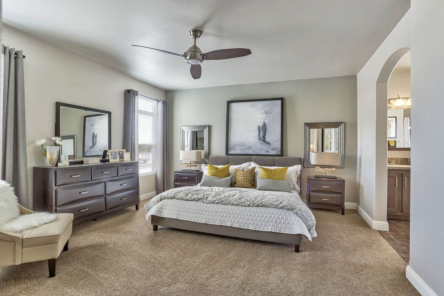 Cypress bedroom home features