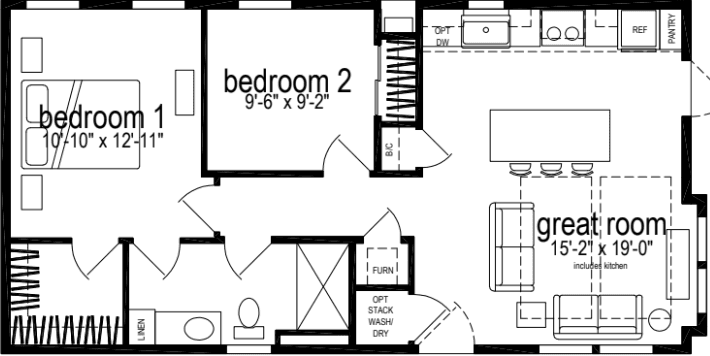 Adu 9600n floor plan home features