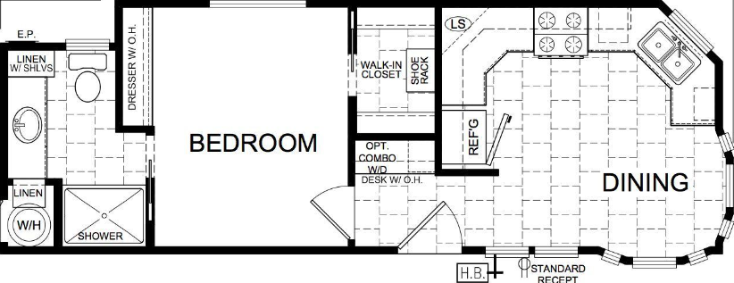 Santiago floor plan home features