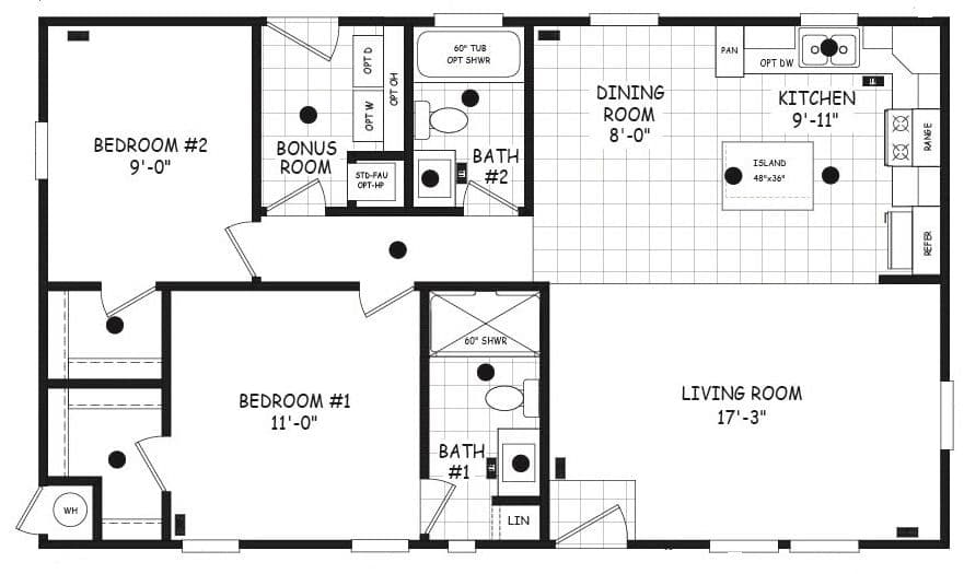 Edge 24402a floor plan home features