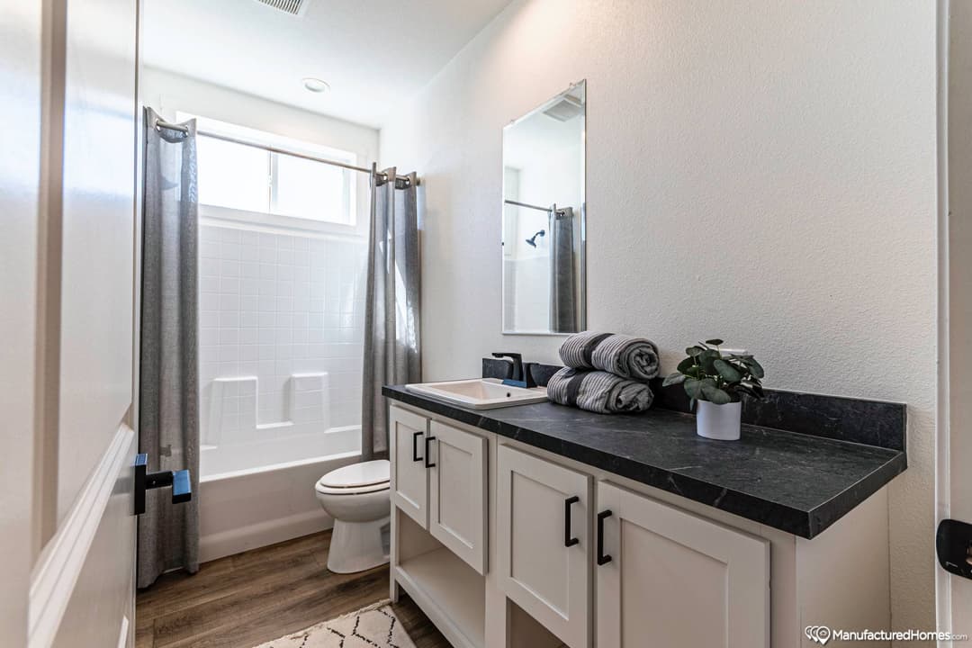 Miles plus bathroom home features