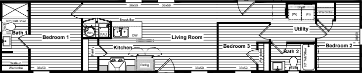 Good vibrations floor plan home features