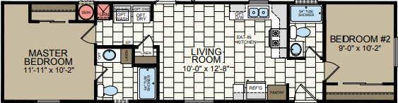 Sunrise sr1452 floor plan home features