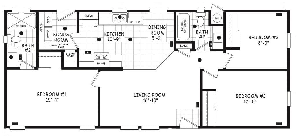 Edge 20483a floor plan home features