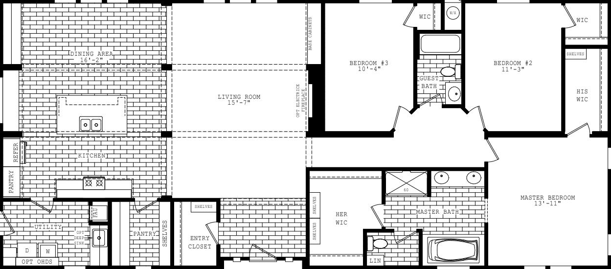 Hd3271a floor plan home features