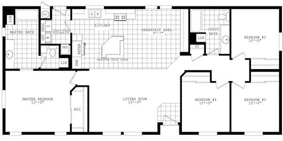 Santa fe ii 28584a floor plan home features