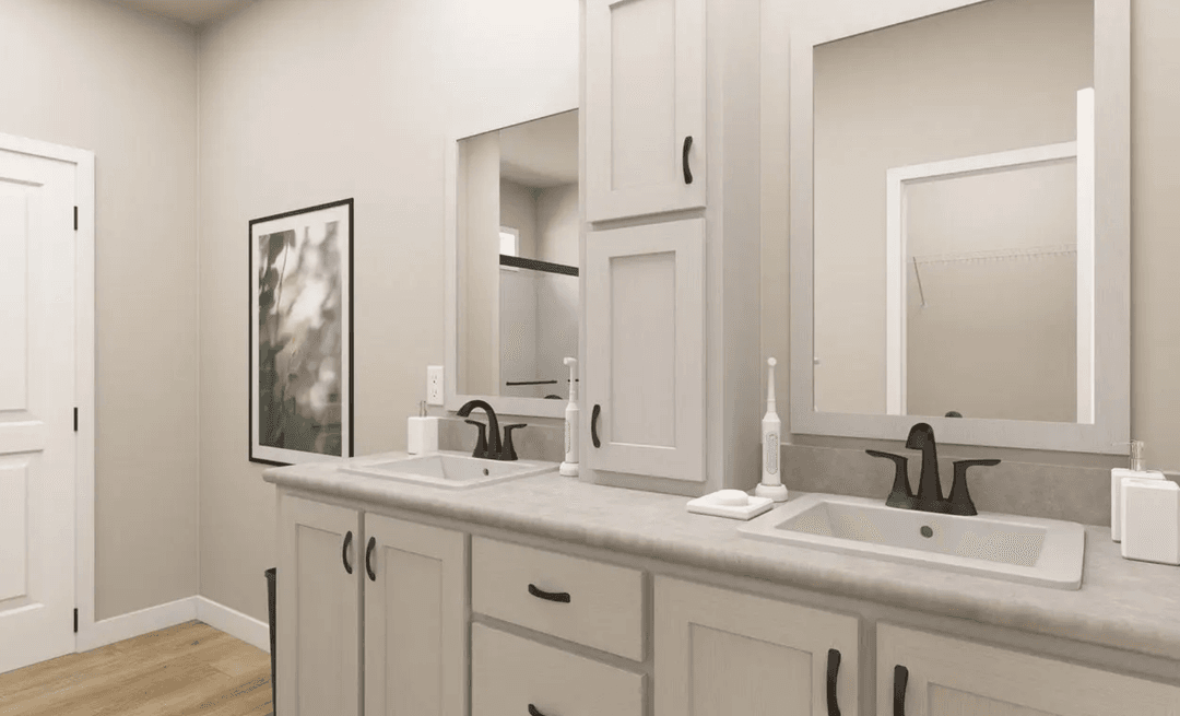The weeping willow bathroom home features