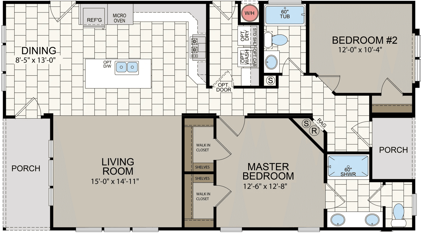 Af2848pc floor plan home features