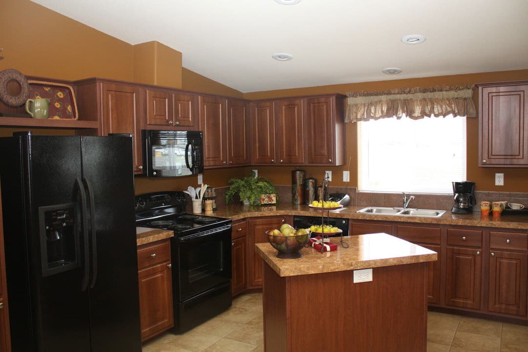 The bay view ii 28483a kitchen home features