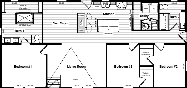 Shout floor plan home features