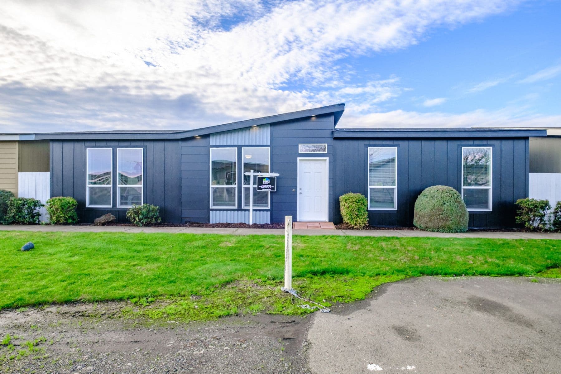 Canyon hero, elevation, and exterior home features