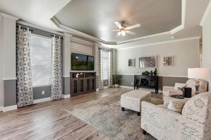 Pecan interior home features