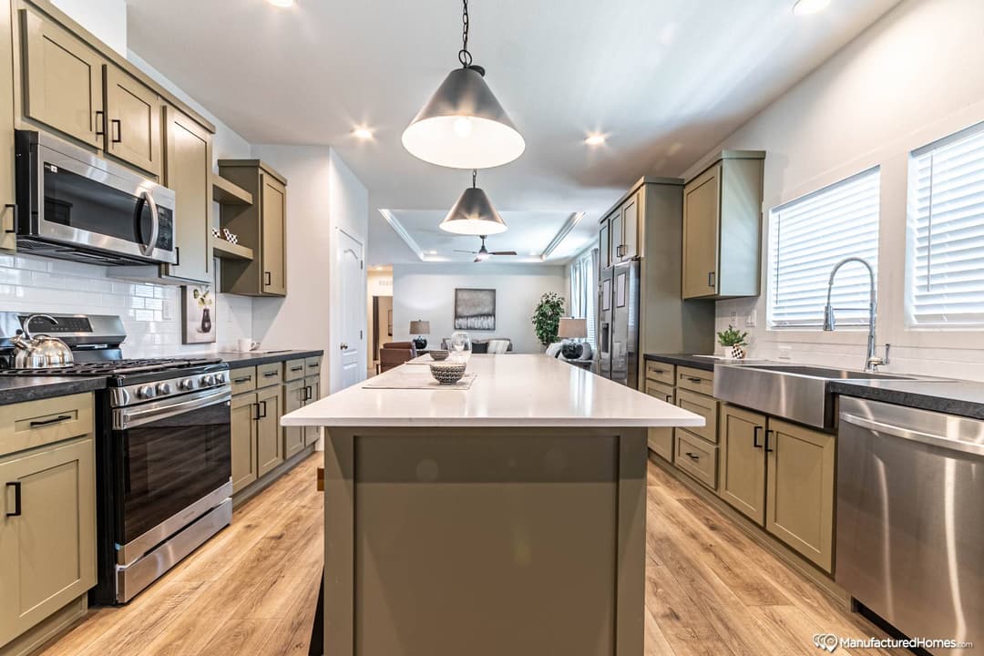 Instant housing farmhouse kitchen home features