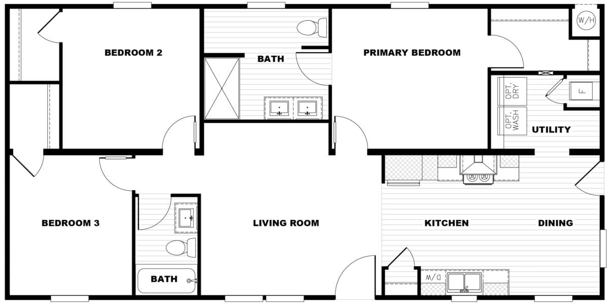 Here comes the sun floor plan home features