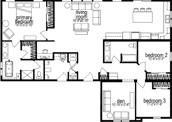 Barkley floor plan home features