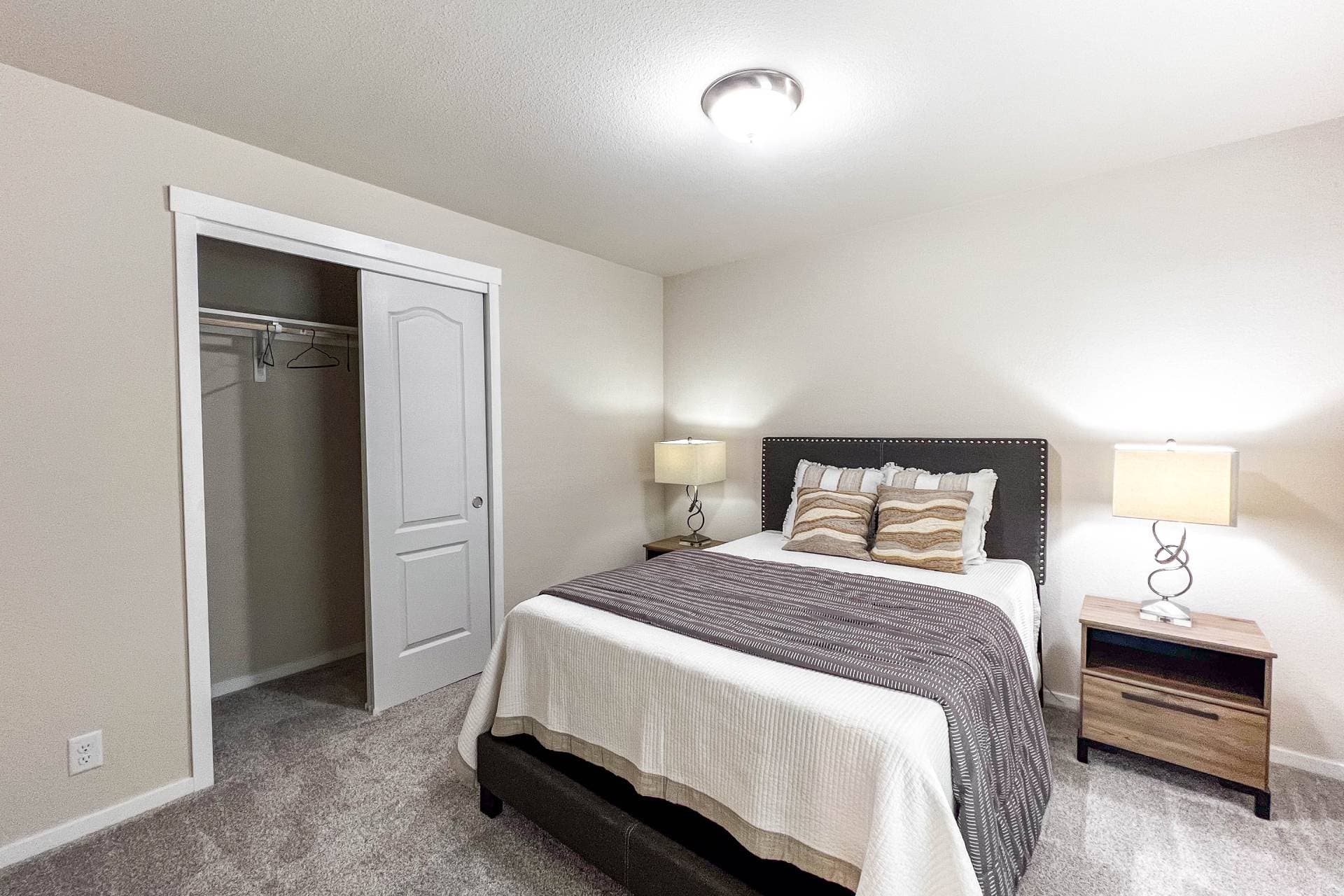 The cabana bedroom home features