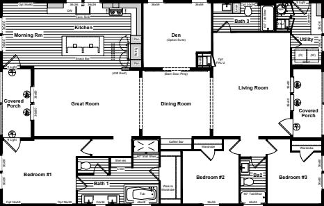 Calloway floor plan home features