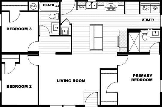 Sweet dreams floor plan home features