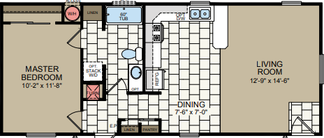 Sunrise sr1842 floor plan home features