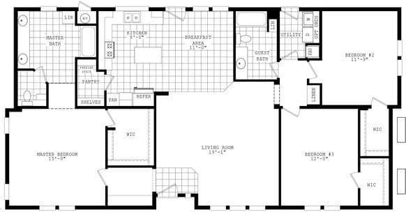 Santa fe ii 32623a floor plan home features