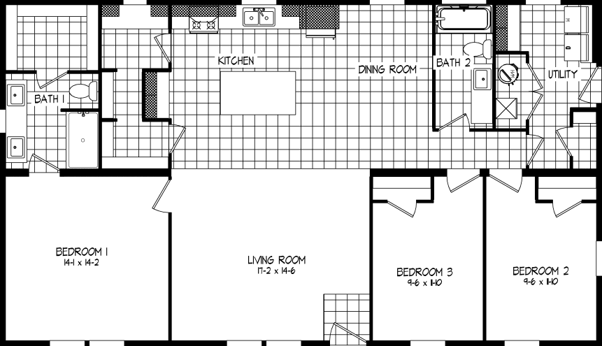 Miles plus floor plan home features