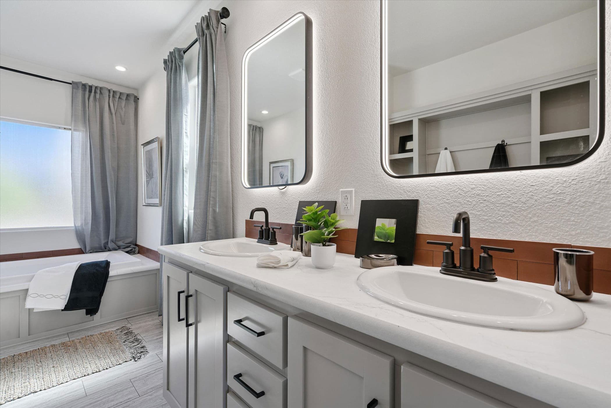 Magnolia  bathroom home features